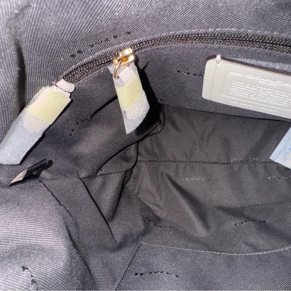 Coach Signature Dufflette Light Khaki Chalk 25697 Crossbody Shoulder Bag